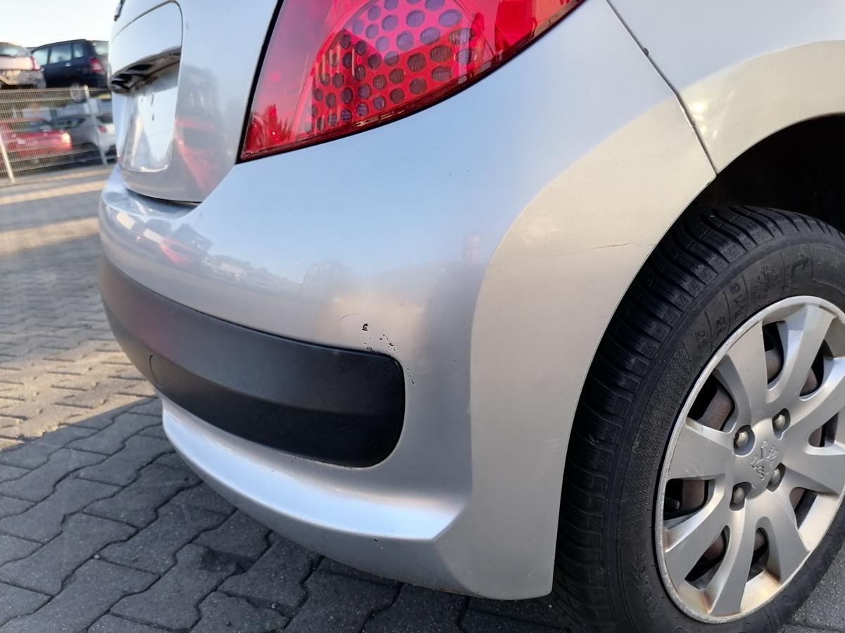 Peugeot 207 original Sto&szlig;stange Stossf&auml;nger hinten EZR Aluminium Grau Bj.2007